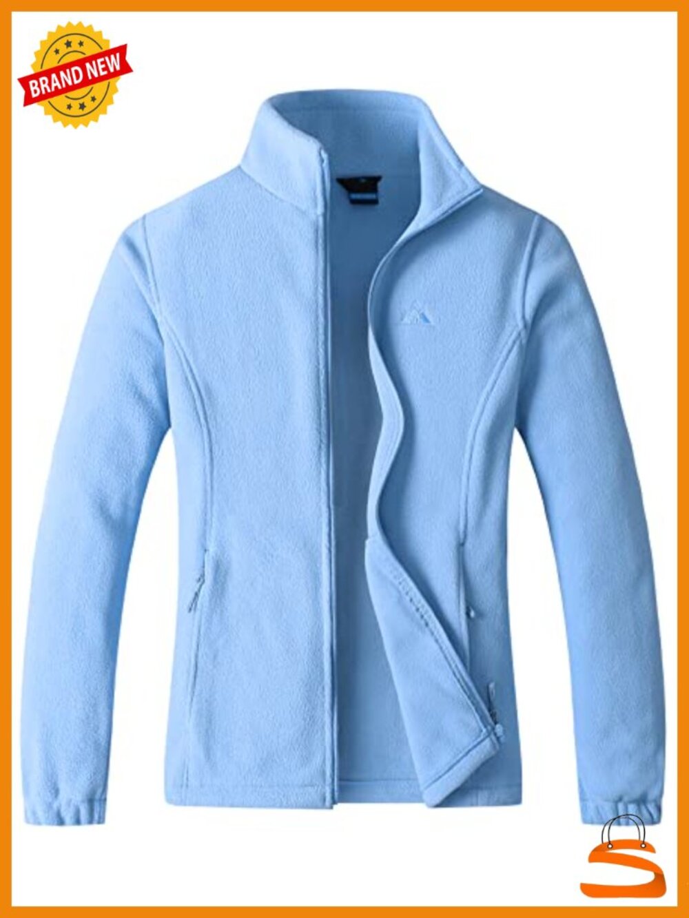 Women's Full Zip Soft Polar Fleece Jacket Outdoor Coat